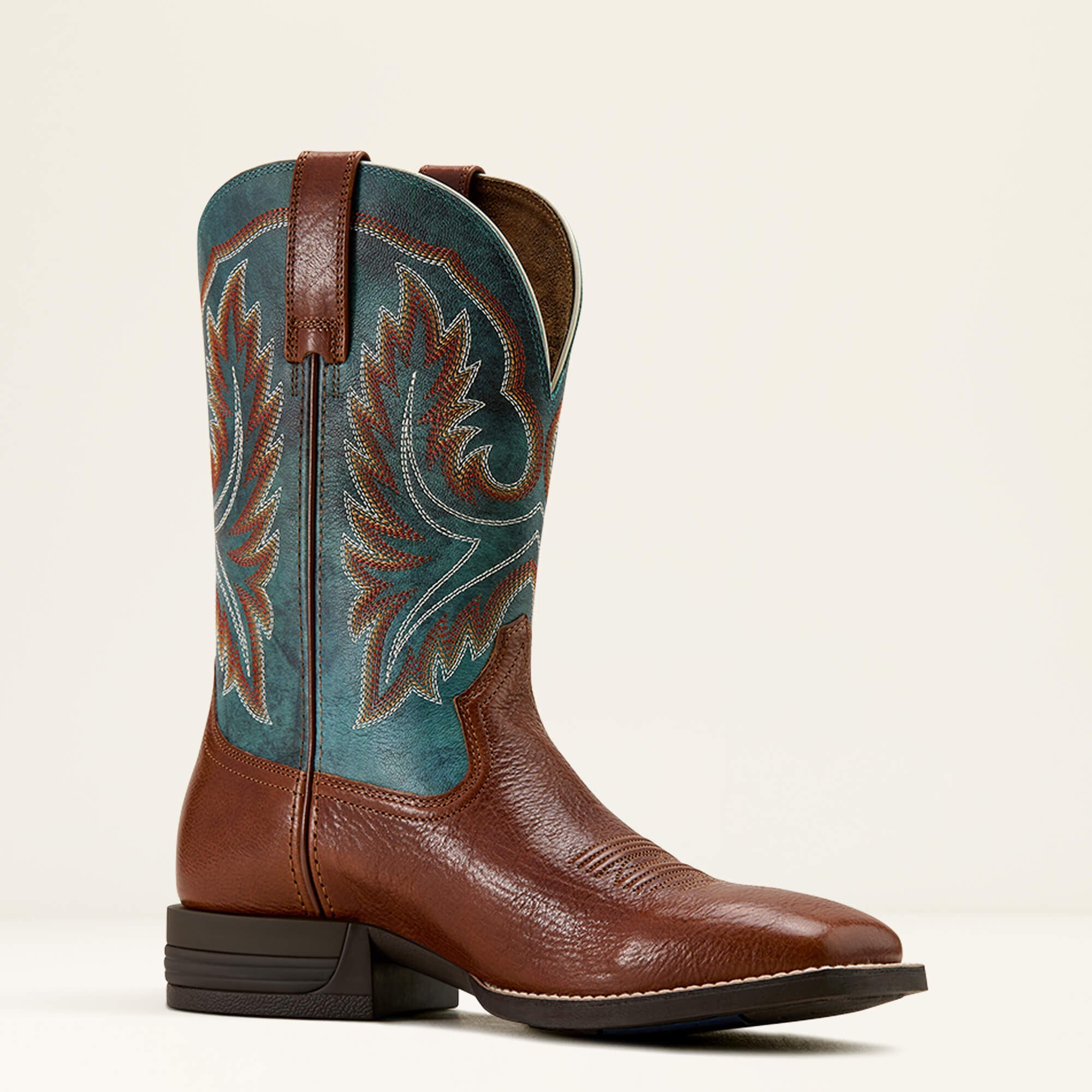 Wilder Cowboy Boot Men - LUNA TAN/FORGED GREEN