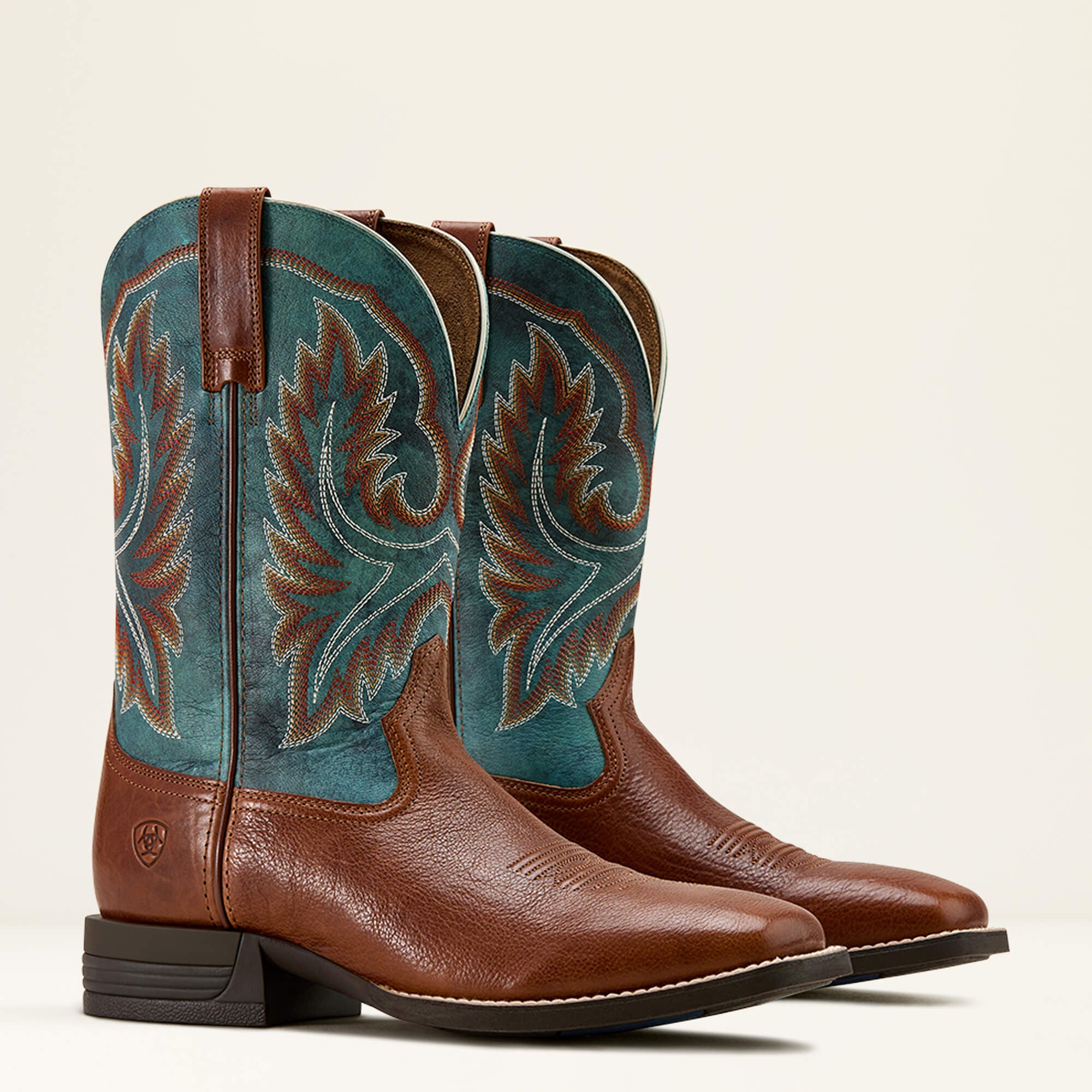 Wilder Cowboy Boot Men - LUNA TAN/FORGED GREEN
