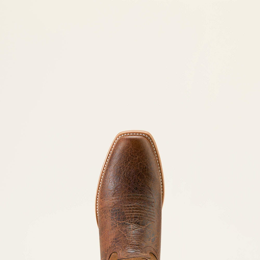 Stadtler Narrow Cutter Toe Cowboy Boot Men - ADOBE CLAY/FOOTHILL BROWN ROUGHOUT