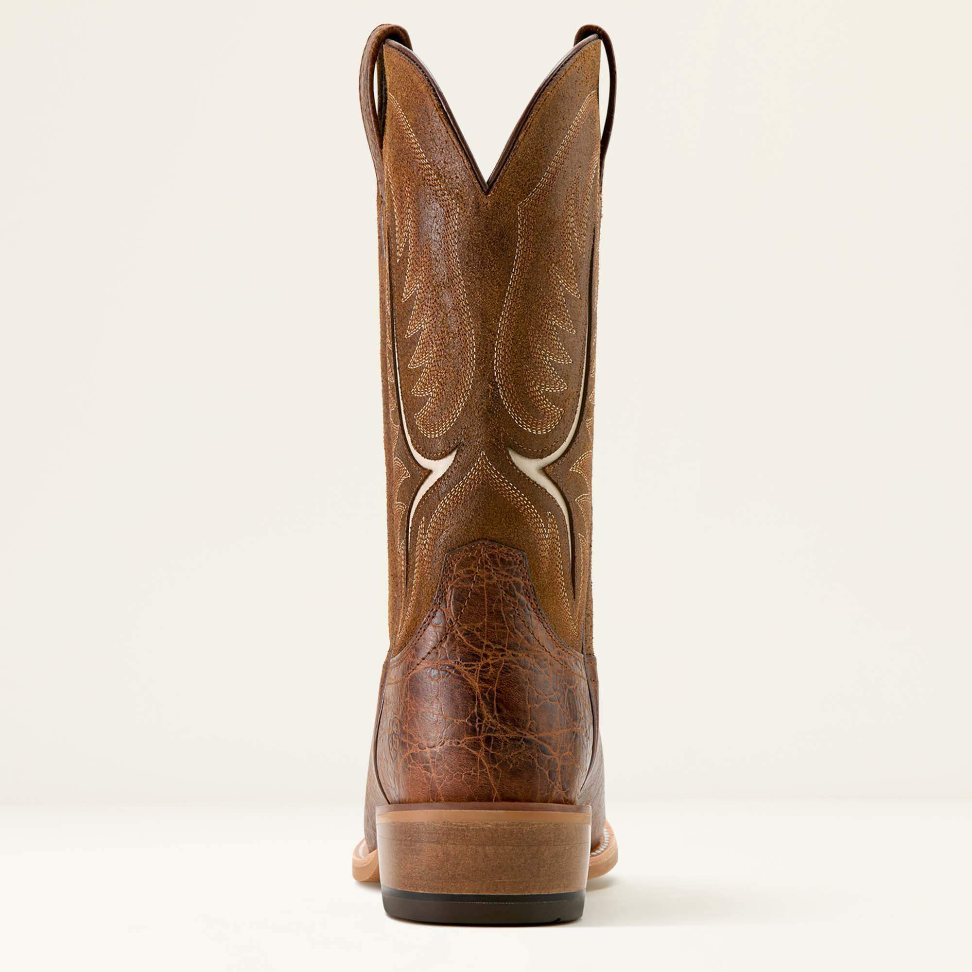 Stadtler Narrow Cutter Toe Cowboy Boot Men - ADOBE CLAY/FOOTHILL BROWN ROUGHOUT