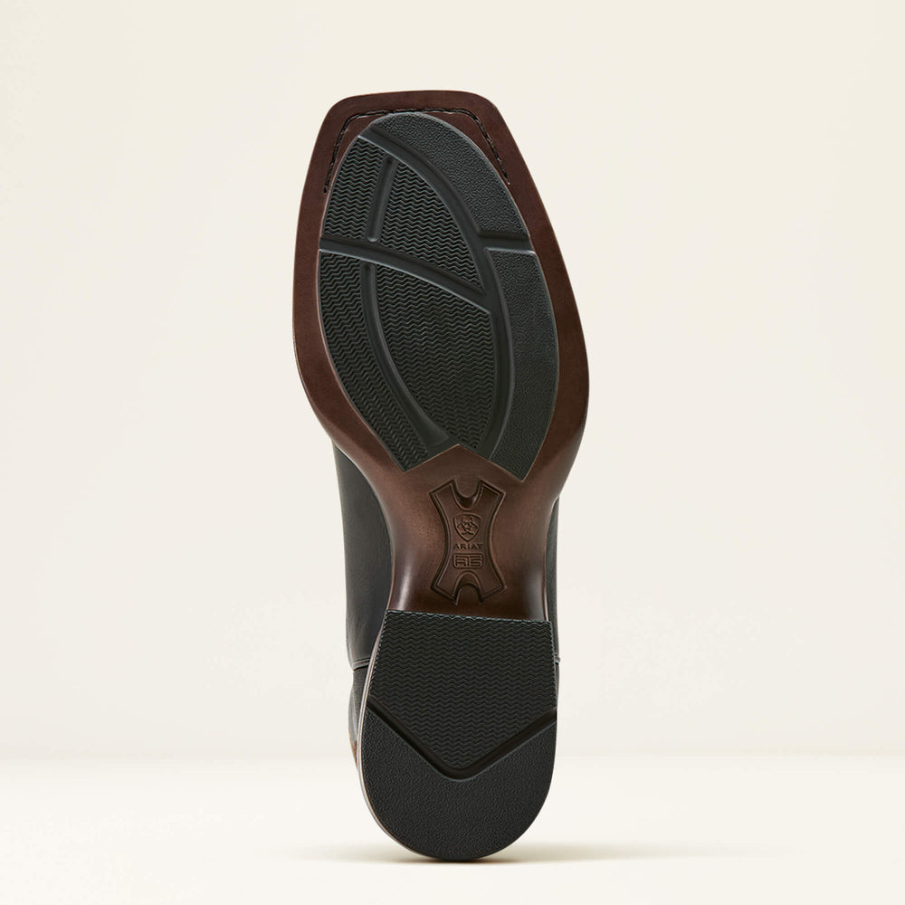 Plano Cowboy Boot Men - SUPPLE BLACK