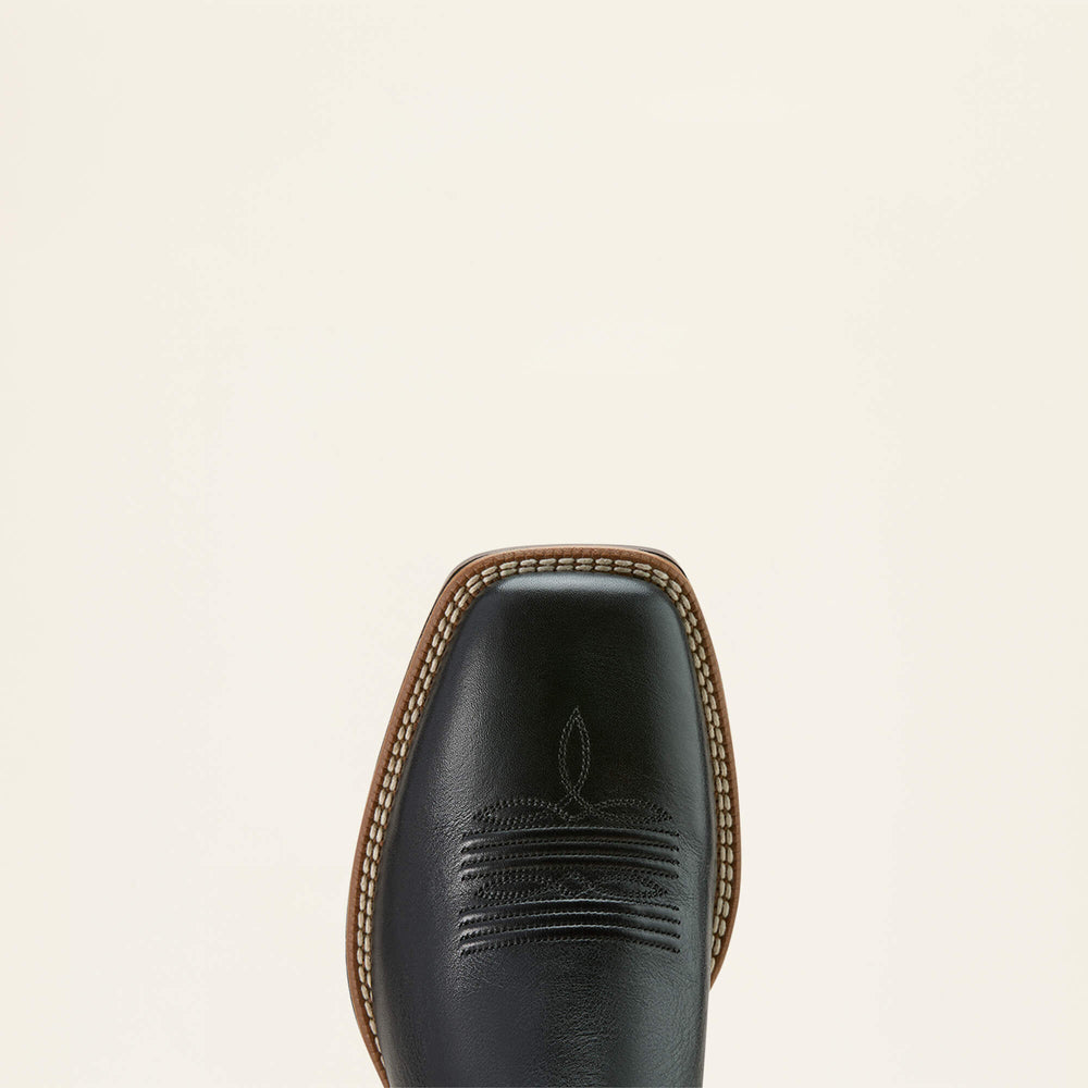 Plano Cowboy Boot Men - SUPPLE BLACK