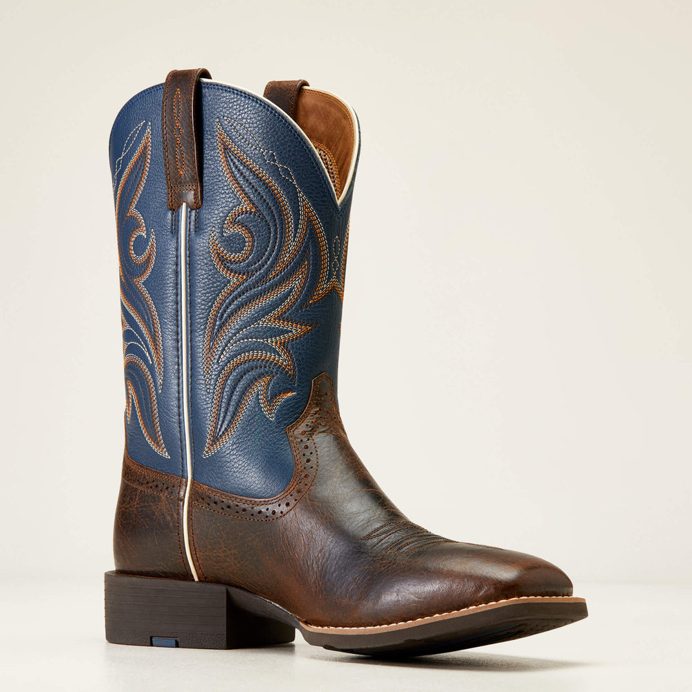 Sport Knockout Western Boot Men - DARK WHISKEY