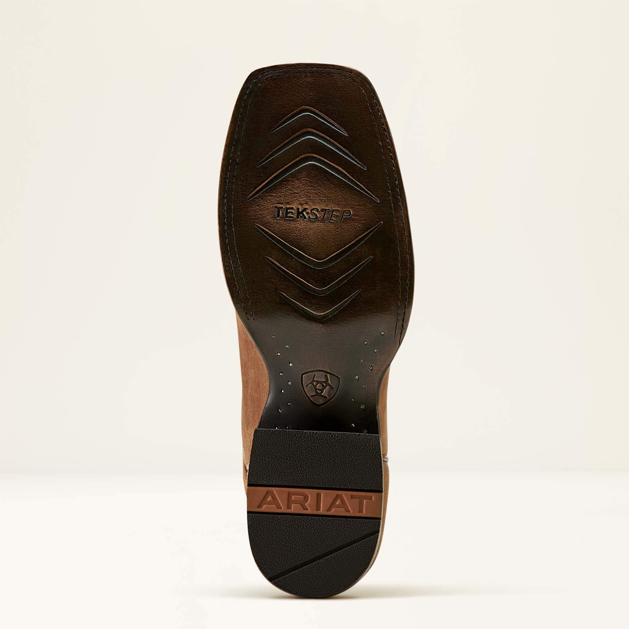 Wiley Wide Square Toe Cowboy Boot Men - RENAISSANCE BROWN