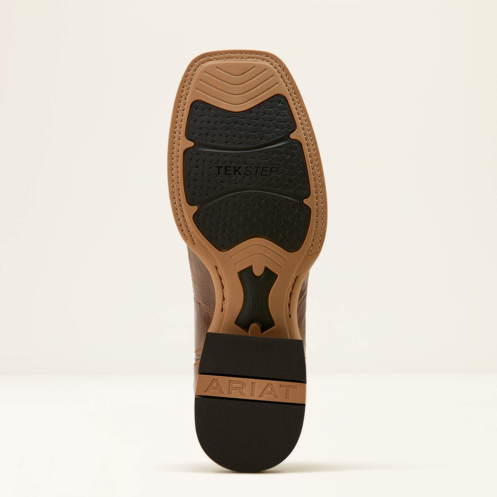 Baxter Cowboy Boot Men - DARK TAN/BLACK DEERTAN