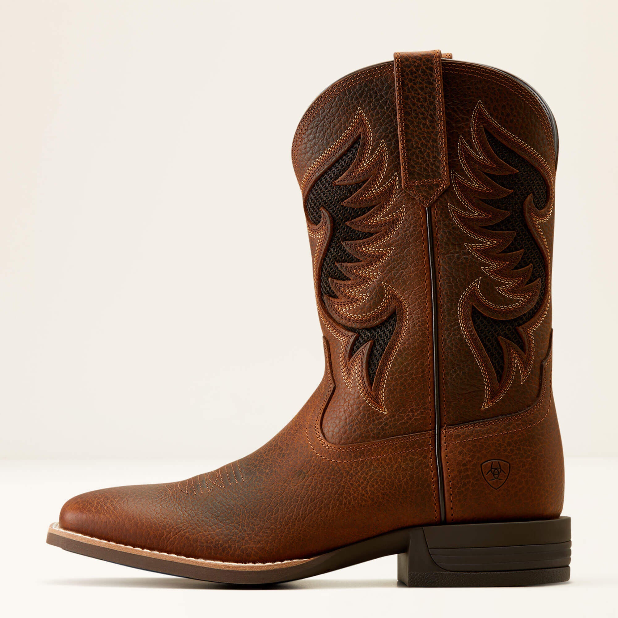 Cowpuncher VentTEK Cowboy Boot Men - BROWN OILED ROWDY