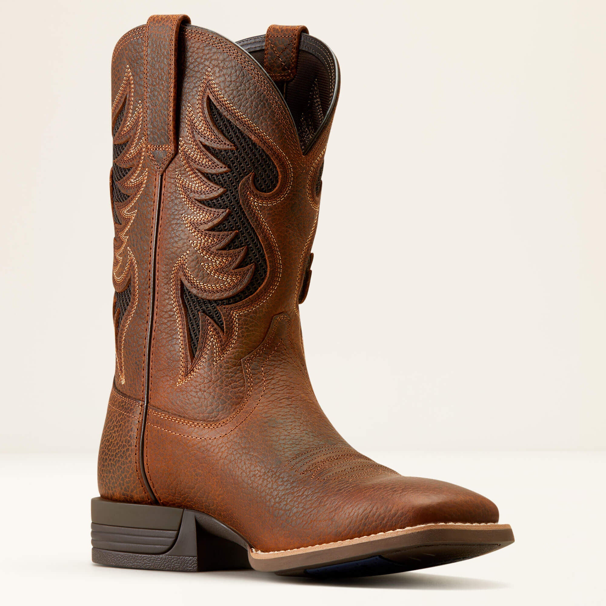 Cowpuncher VentTEK Cowboy Boot Men - BROWN OILED ROWDY