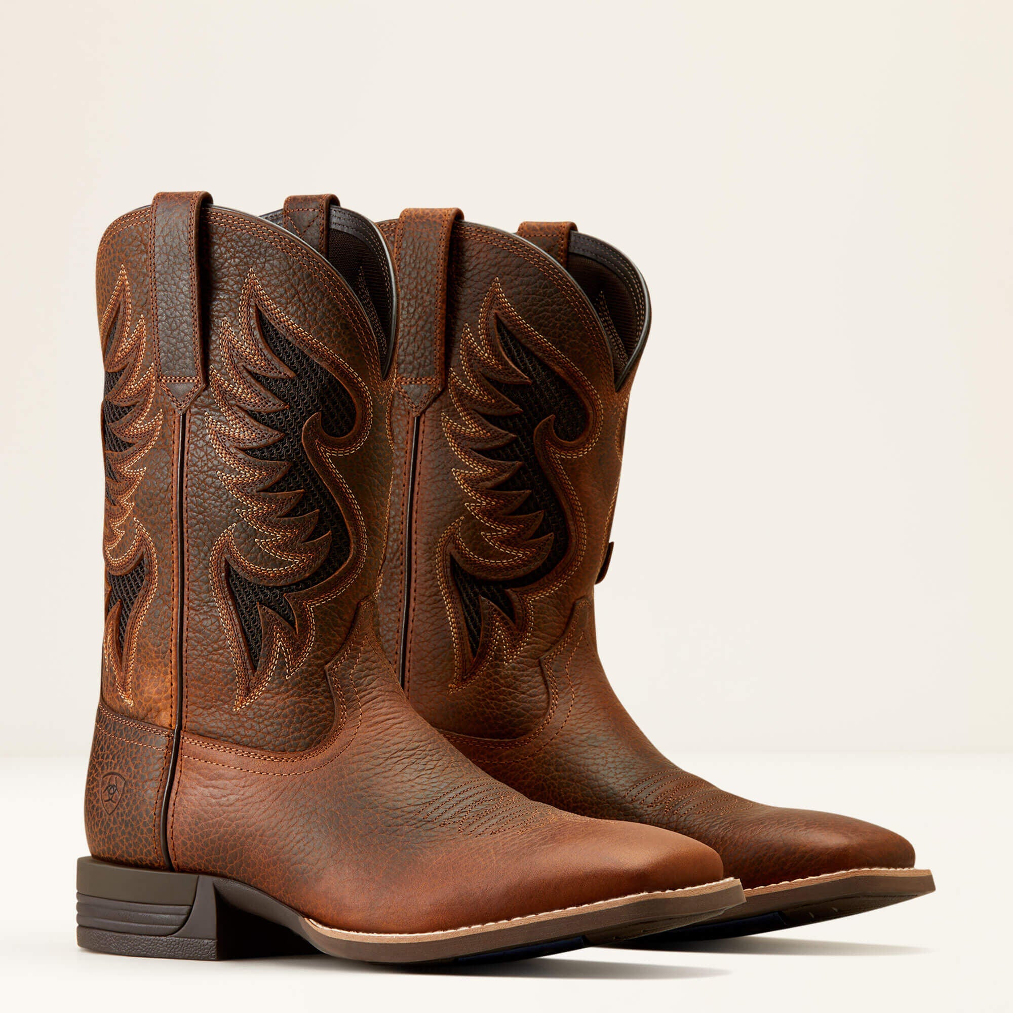 Cowpuncher VentTEK Cowboy Boot Men - BROWN OILED ROWDY
