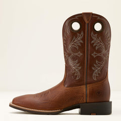 Sport Rodeo Cowboy Boot Men - AGED TAN ELEPHANT PRINT/LUNA TAN