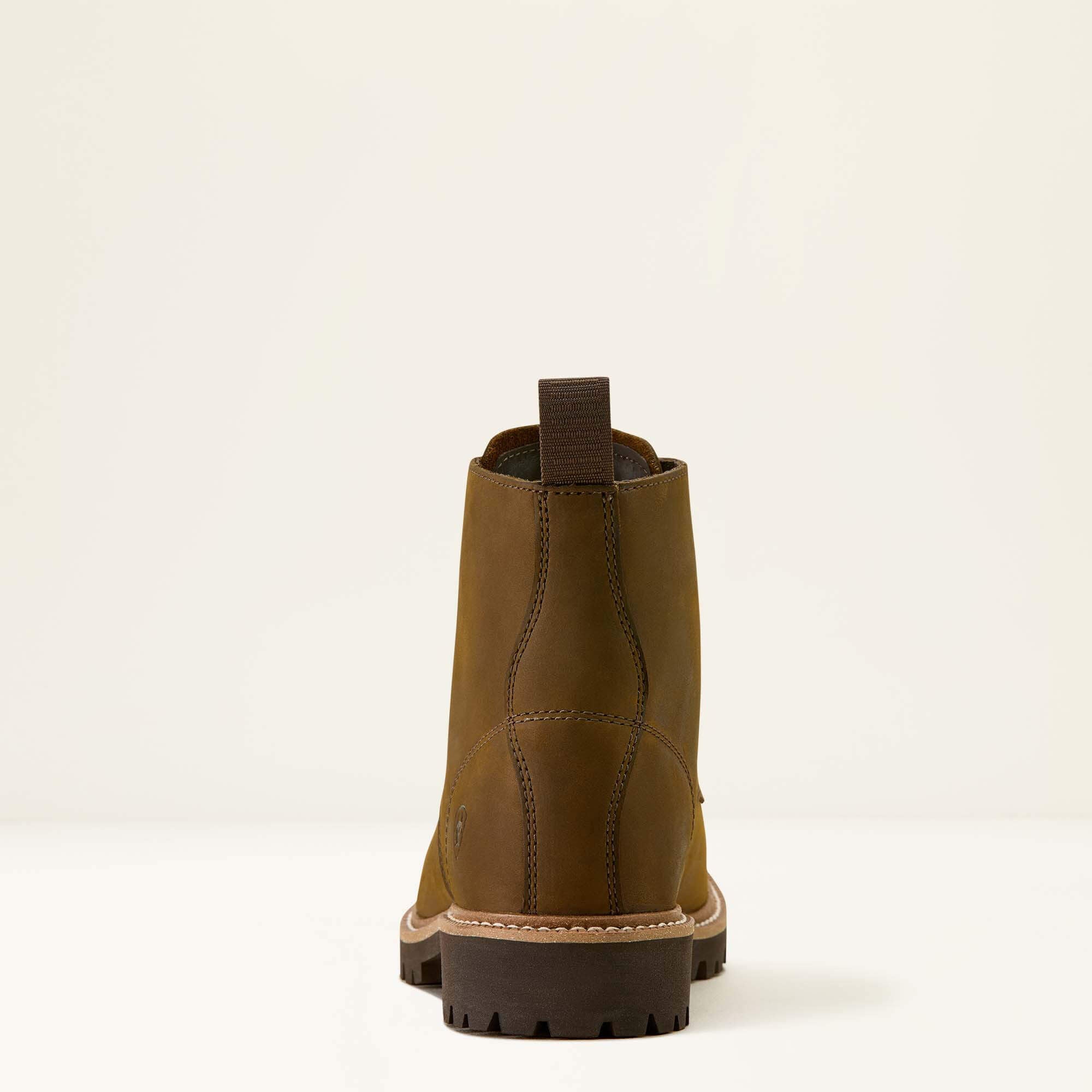 Split Rock Moc Toe Western Boot Men - DISTRESSED DARK WHEAT