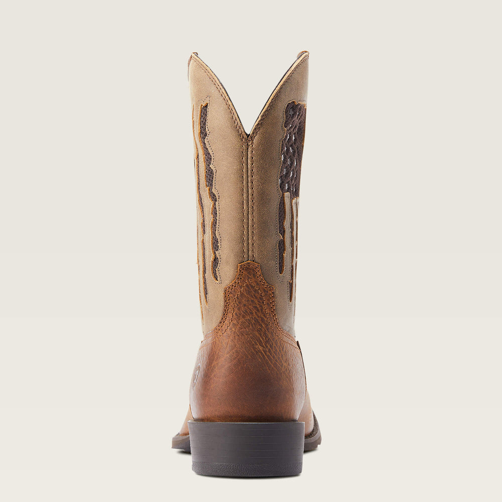 Sport My Country VentTEK Western Boot Men - FAITHFUL BROWN