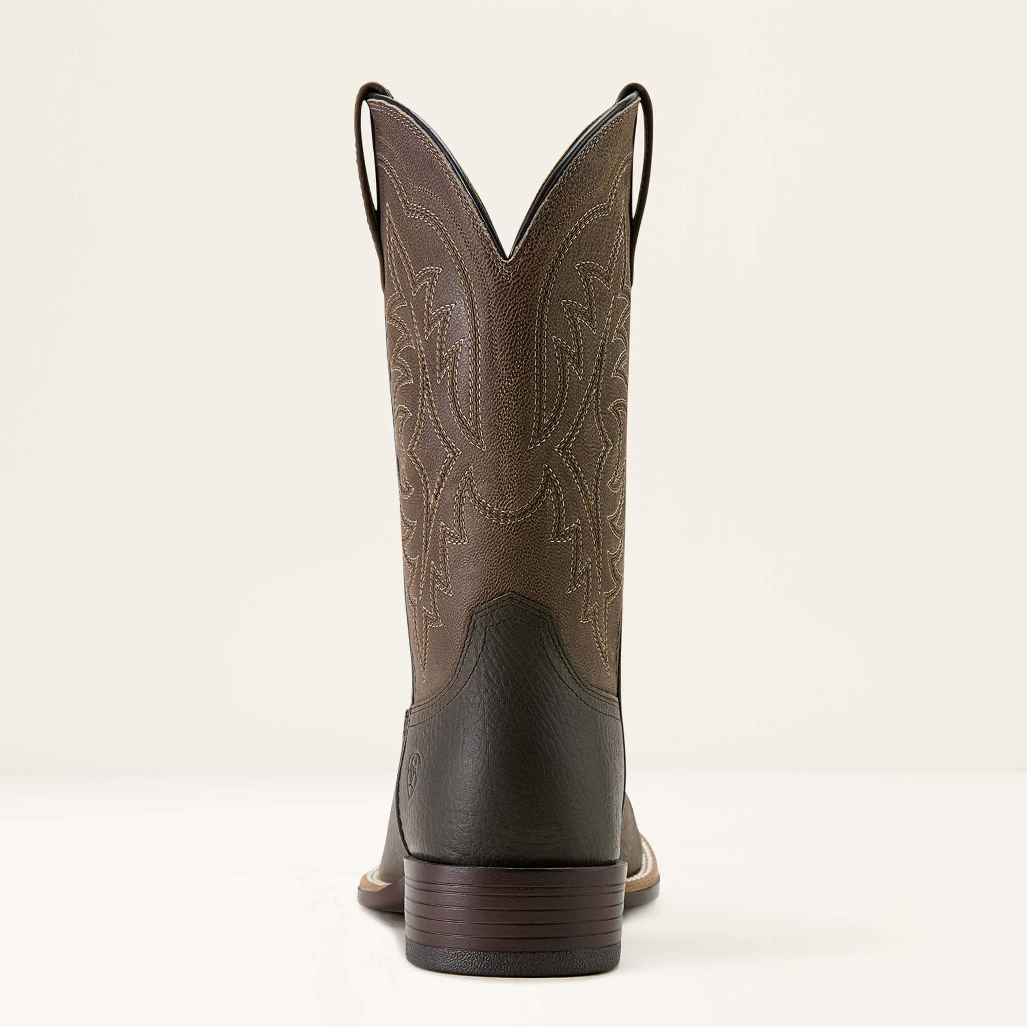 Ryden Ultra Wide Square Toe Cowboy Boot Men - SMOKEY BROWN/DUSTY TAUPE