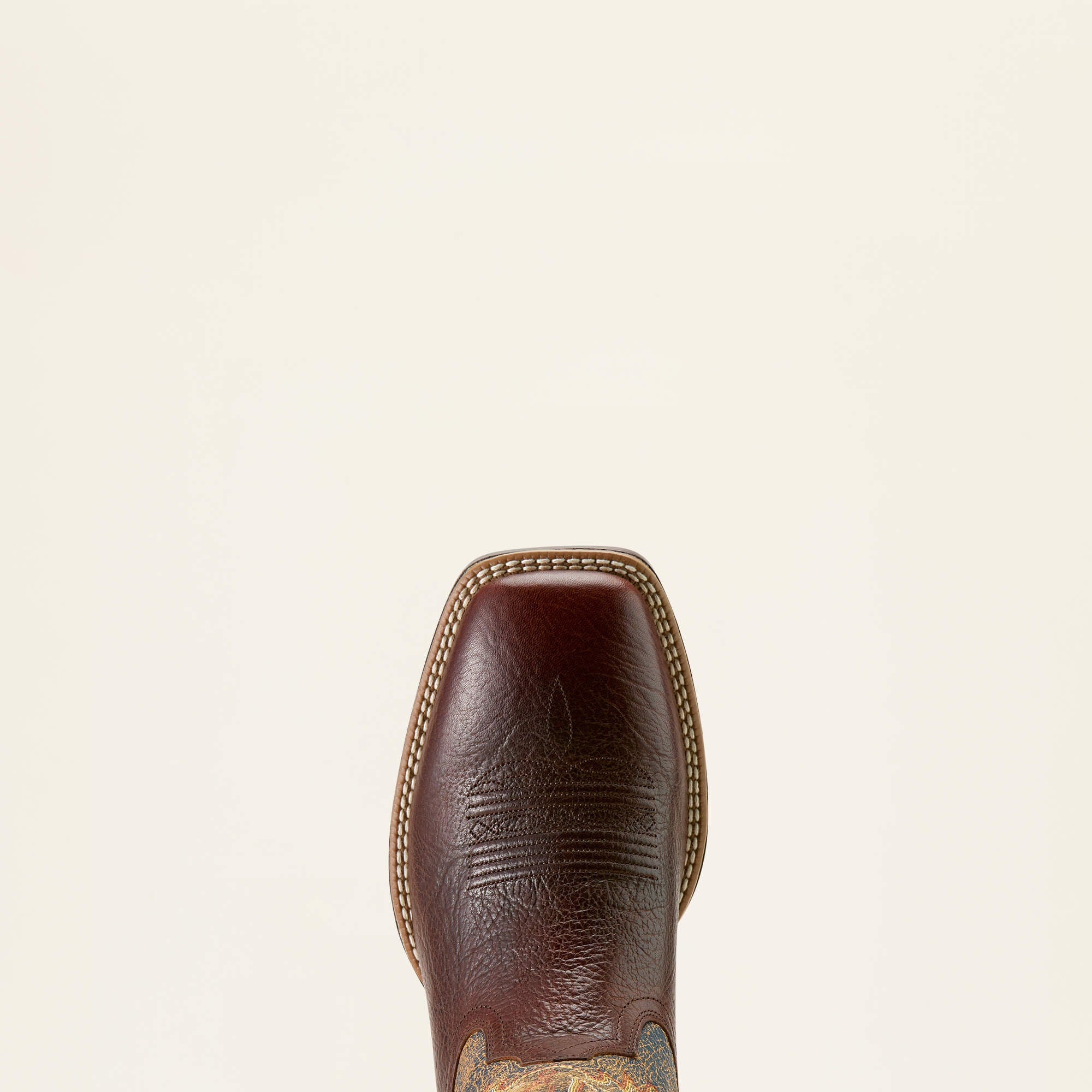 Ryden Ultra Wide Square Toe Cowboy Boot Men - TEXTURED OAK/SUNKISSED SKIES