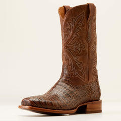 Bench Made Stilwell Western Boot Men - NATURAL CAIMAN BELLY
