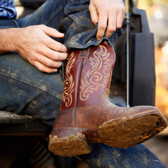 Lasco Ultra Western Boot Men - BAR TOP BROWN