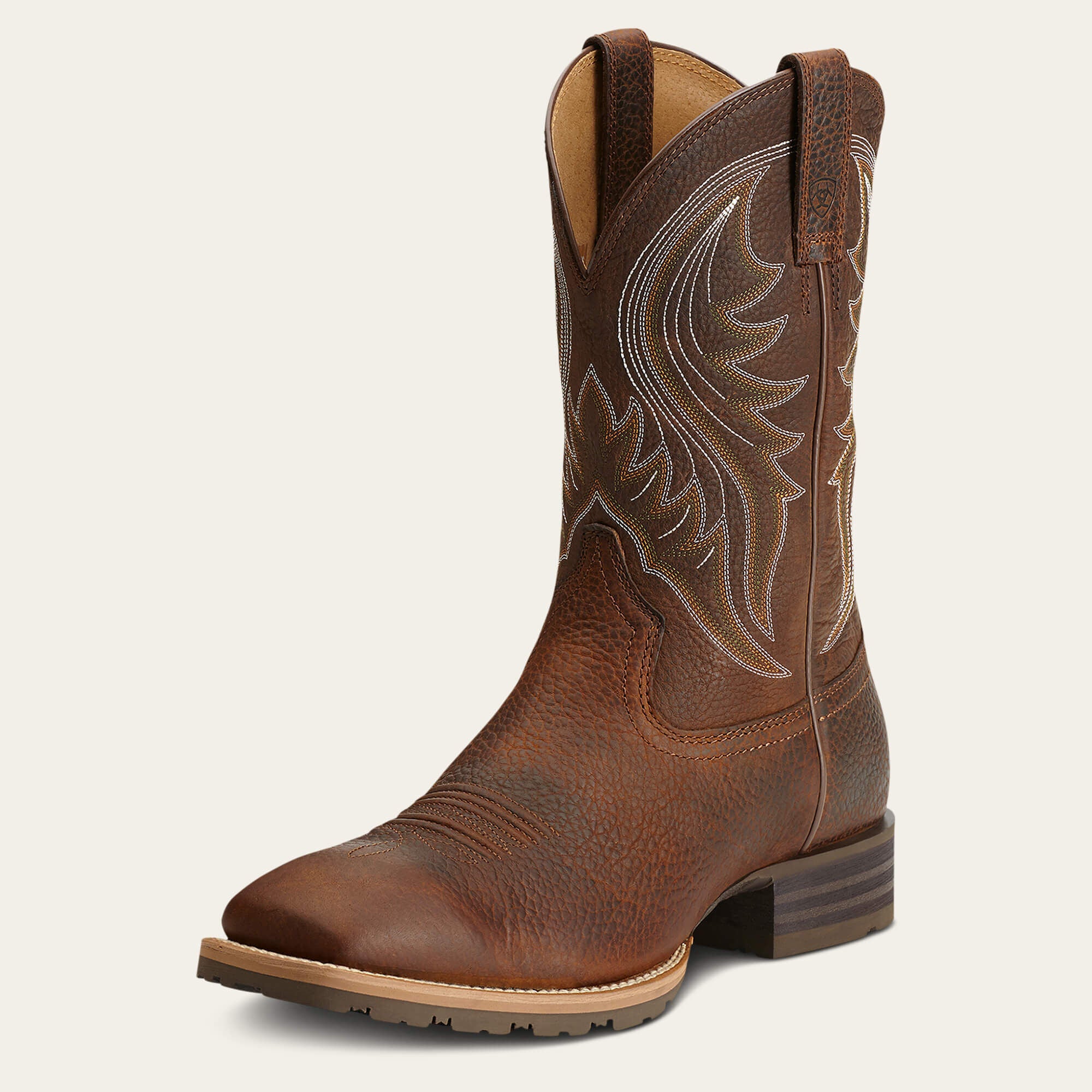 Hybrid Rancher Western Boot Men - BROWN OILED ROWDY
