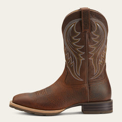 Hybrid Rancher Western Boot Men - BROWN OILED ROWDY
