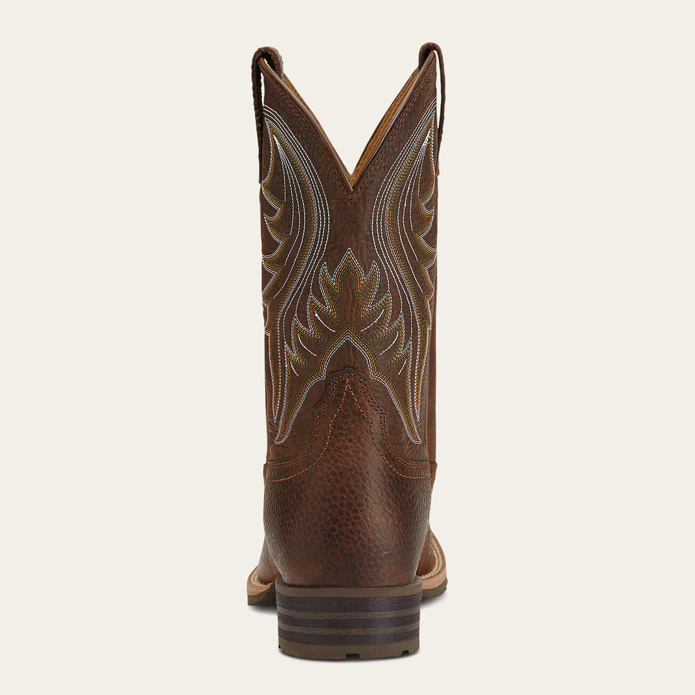 Hybrid Rancher Western Boot Men - BROWN OILED ROWDY