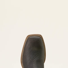 Booker Chelsea Wide Square Toe Western Boot Men - CHARCOAL GREY HIPPO PRINT