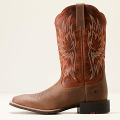 Sport Rider Cowboy Boot Men - VINTAGE OAK/RUSTIC ORANGE