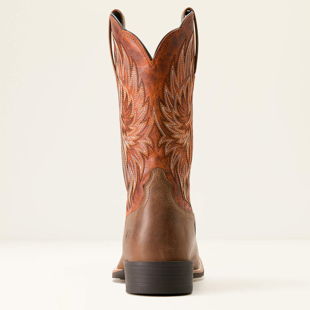 Sport Rider Cowboy Boot Men - VINTAGE OAK/RUSTIC ORANGE