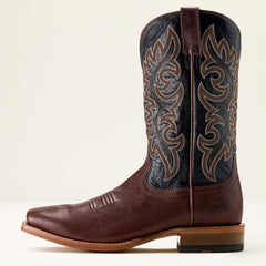 Highbluff Square Toe Cowboy Boot Men - HICKORY SMOKE/BAYOU BLACK