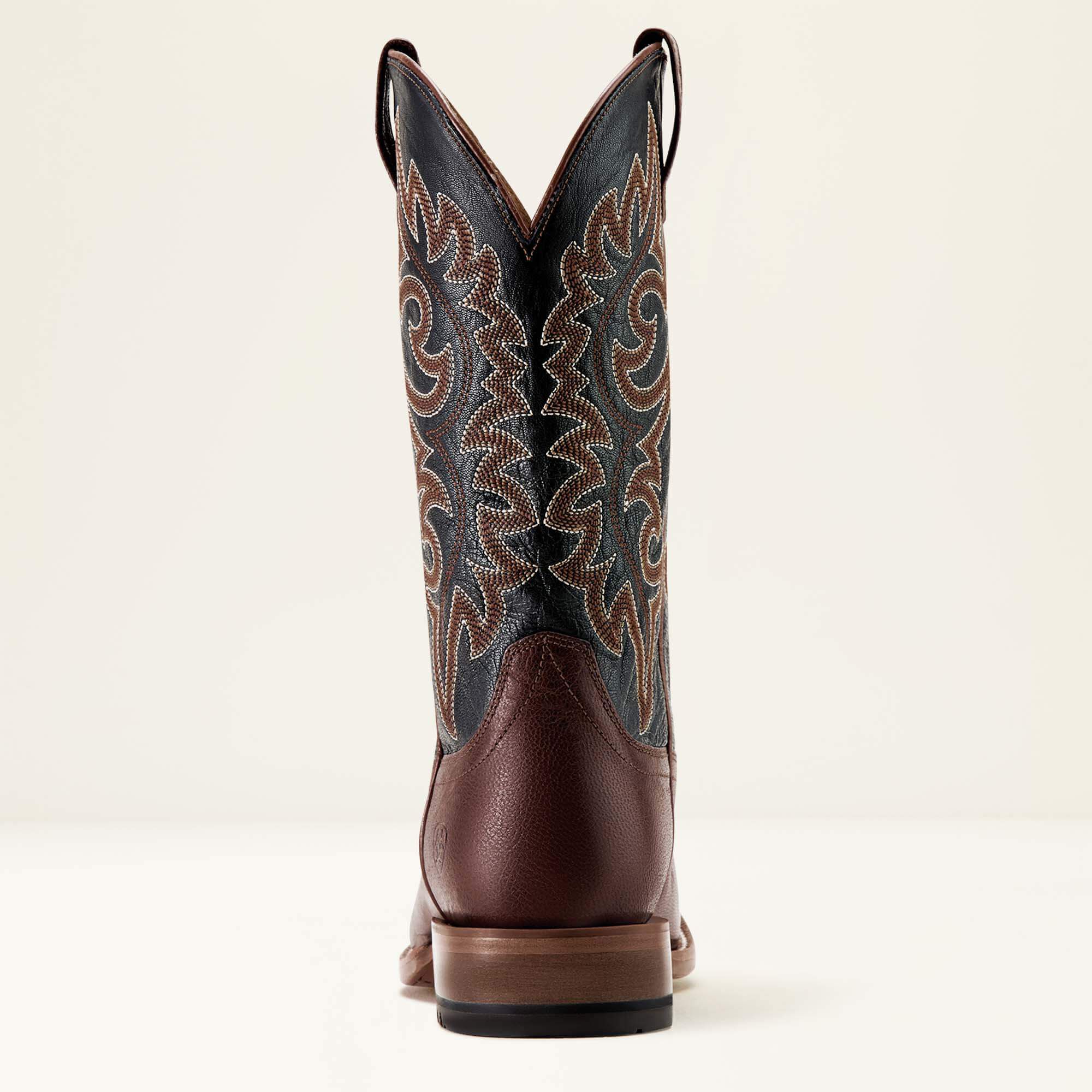 Highbluff Square Toe Cowboy Boot Men - HICKORY SMOKE/BAYOU BLACK