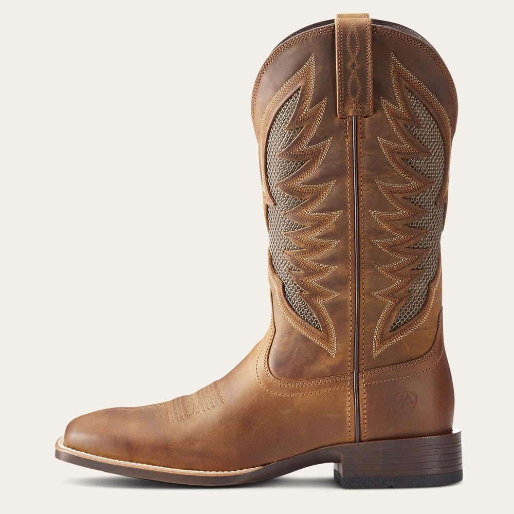 VentTEK Ultra Western Boot Men - DISTRESSED BROWN