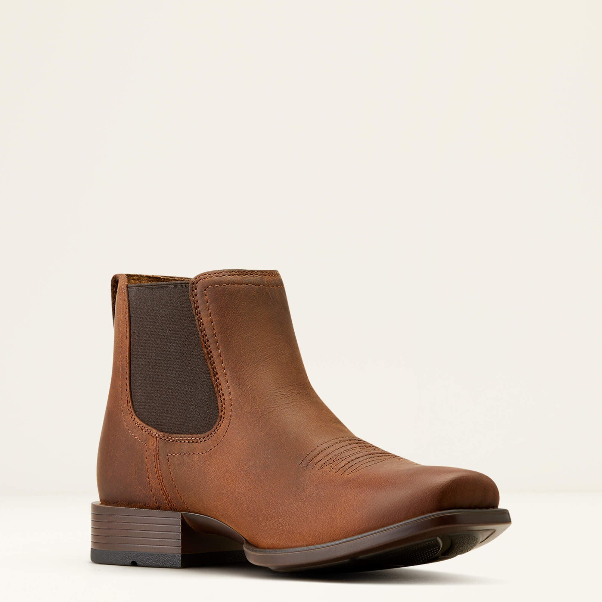 Booker Ultra Square Toe Western Boot Men - ROUGH TAN