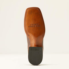 Bench Made Bassett Cowboy Boot Men - EARTH BROWN BISON