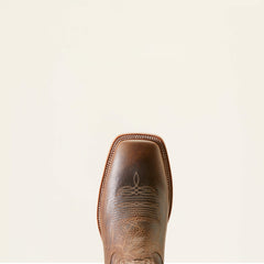 Bench Made Bassett Cowboy Boot Men - EARTH BROWN BISON