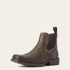 Midtown Rambler Square Toe Chelsea Boot Men - STONE