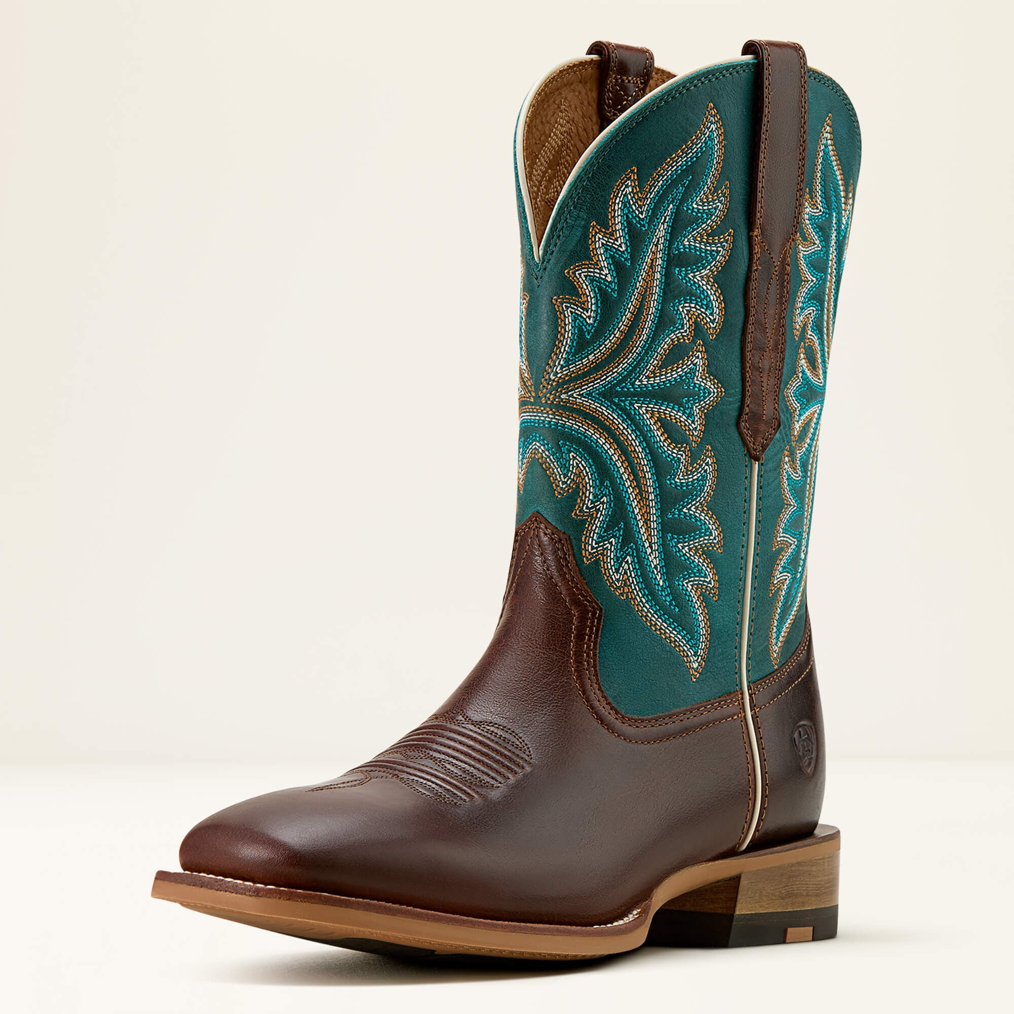 Walker Cowboy Boot Men - ESPRESSO/SCUBA BLUE