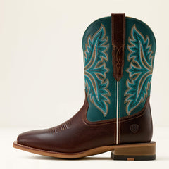 Walker Cowboy Boot Men - ESPRESSO/SCUBA BLUE