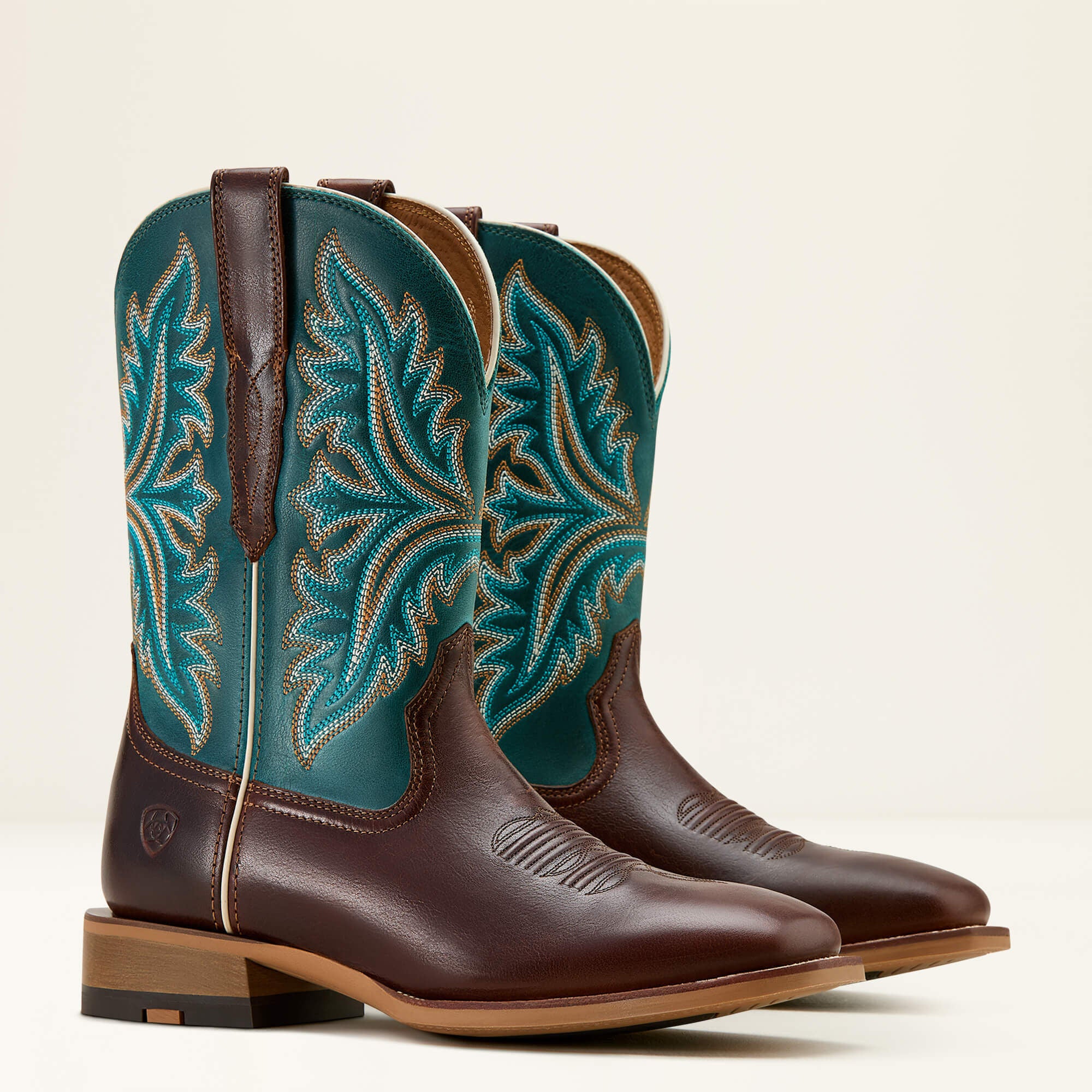 Walker Cowboy Boot Men - ESPRESSO/SCUBA BLUE