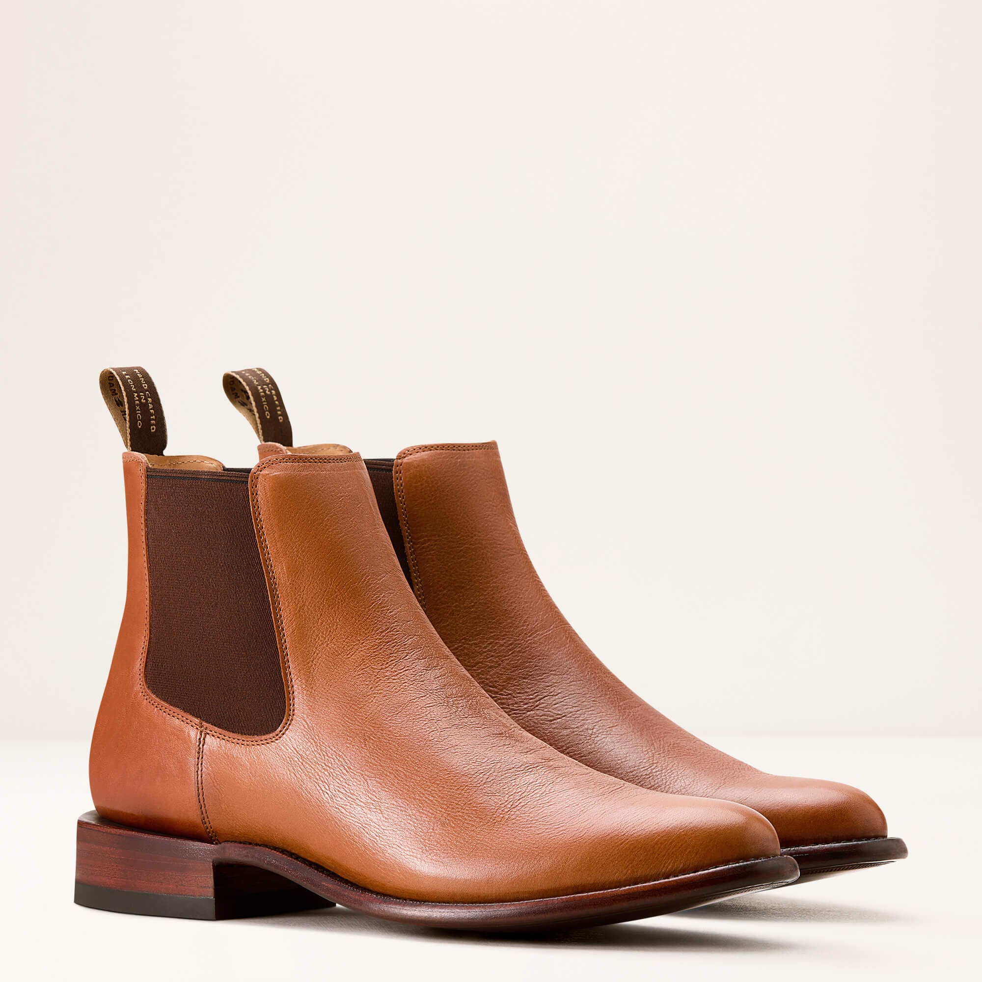 Bench Made Reed Western Boot Men - AGED COGNAC