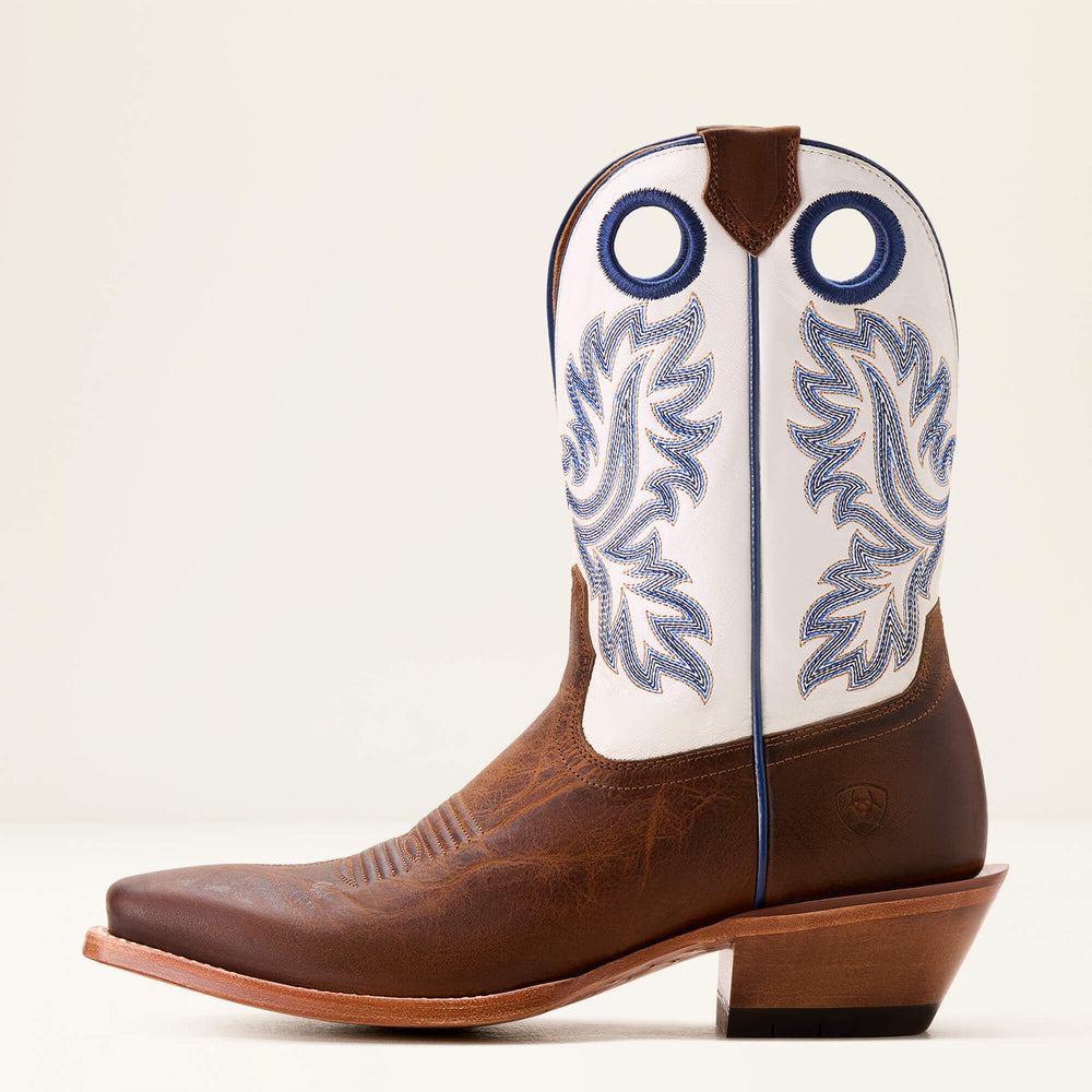 Bronc Stomper Cowboy Boot Men - HONEY TAN/BASIC WHITE