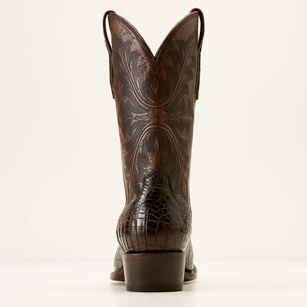Bench Made James Western Boot Men - HICKORY AMERICAN ALLIGATOR