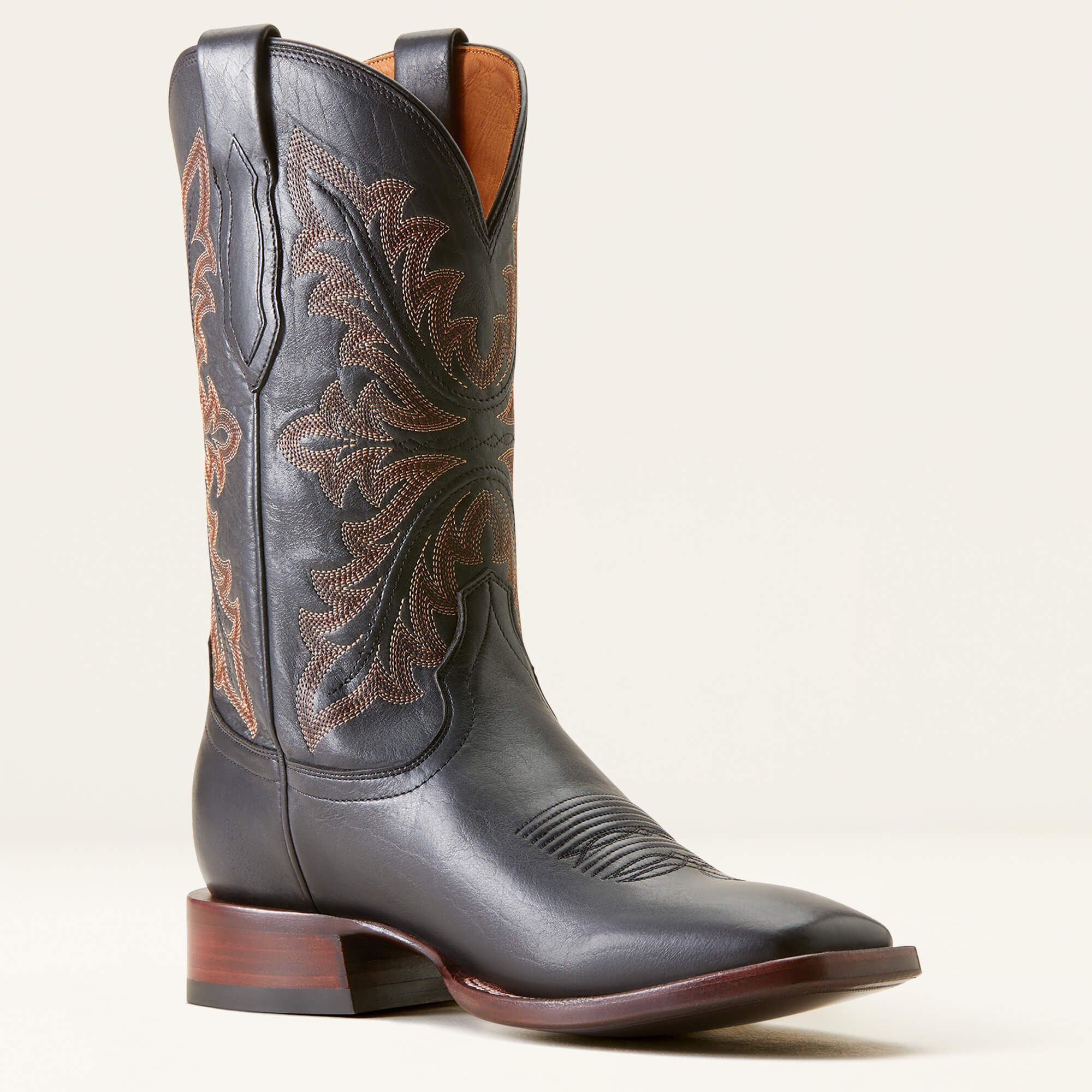 Bench Made Bassett Cowboy Boot Men - COOL BLACK BISON