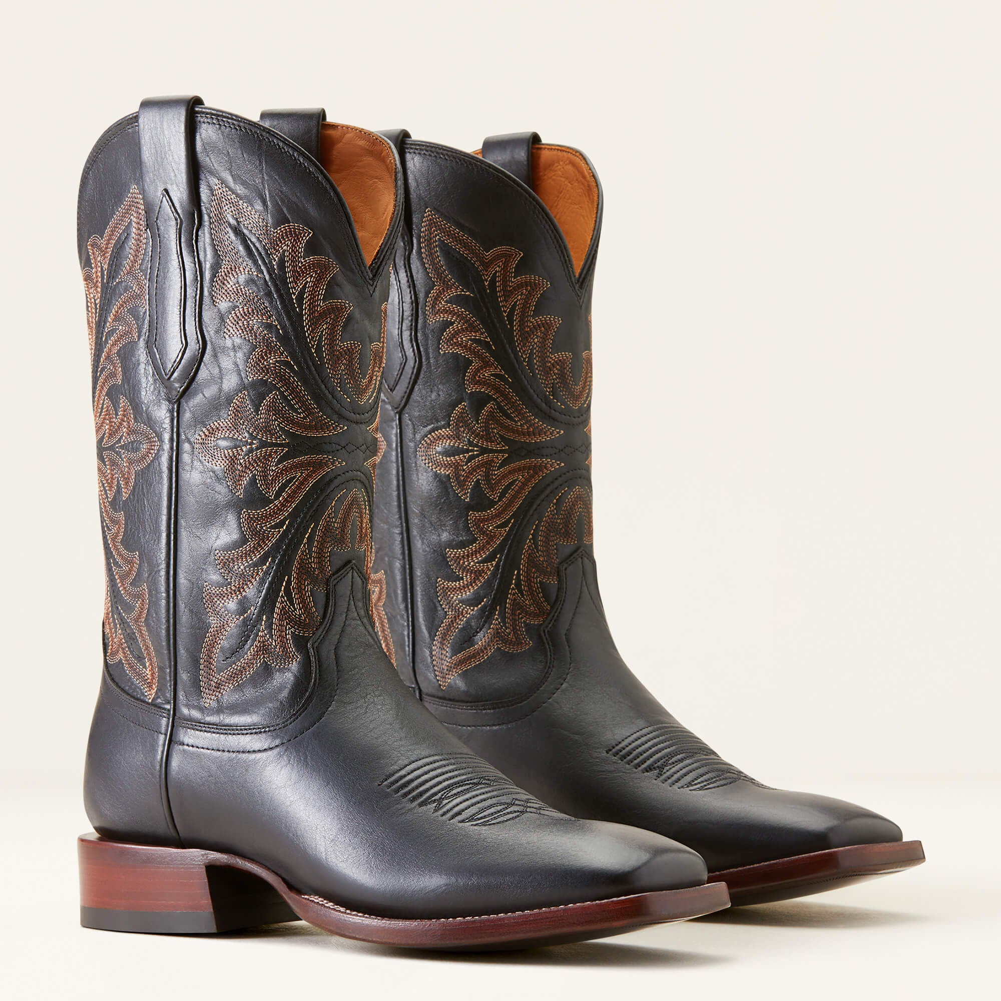 Bench Made Bassett Cowboy Boot Men - COOL BLACK BISON