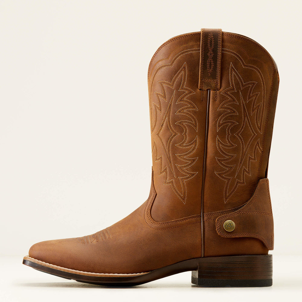 Ryden Ultra EZ Zip Cowboy Boot Men - DISTRESSED BROWN