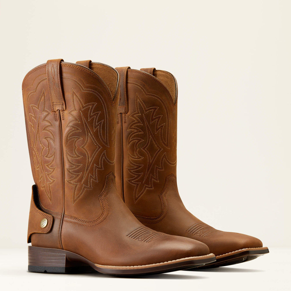 Ryden Ultra EZ Zip Cowboy Boot Men - DISTRESSED BROWN