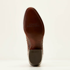 Bench Made James Western Boot Men - BOURBON FULL QUILL OSTRICH
