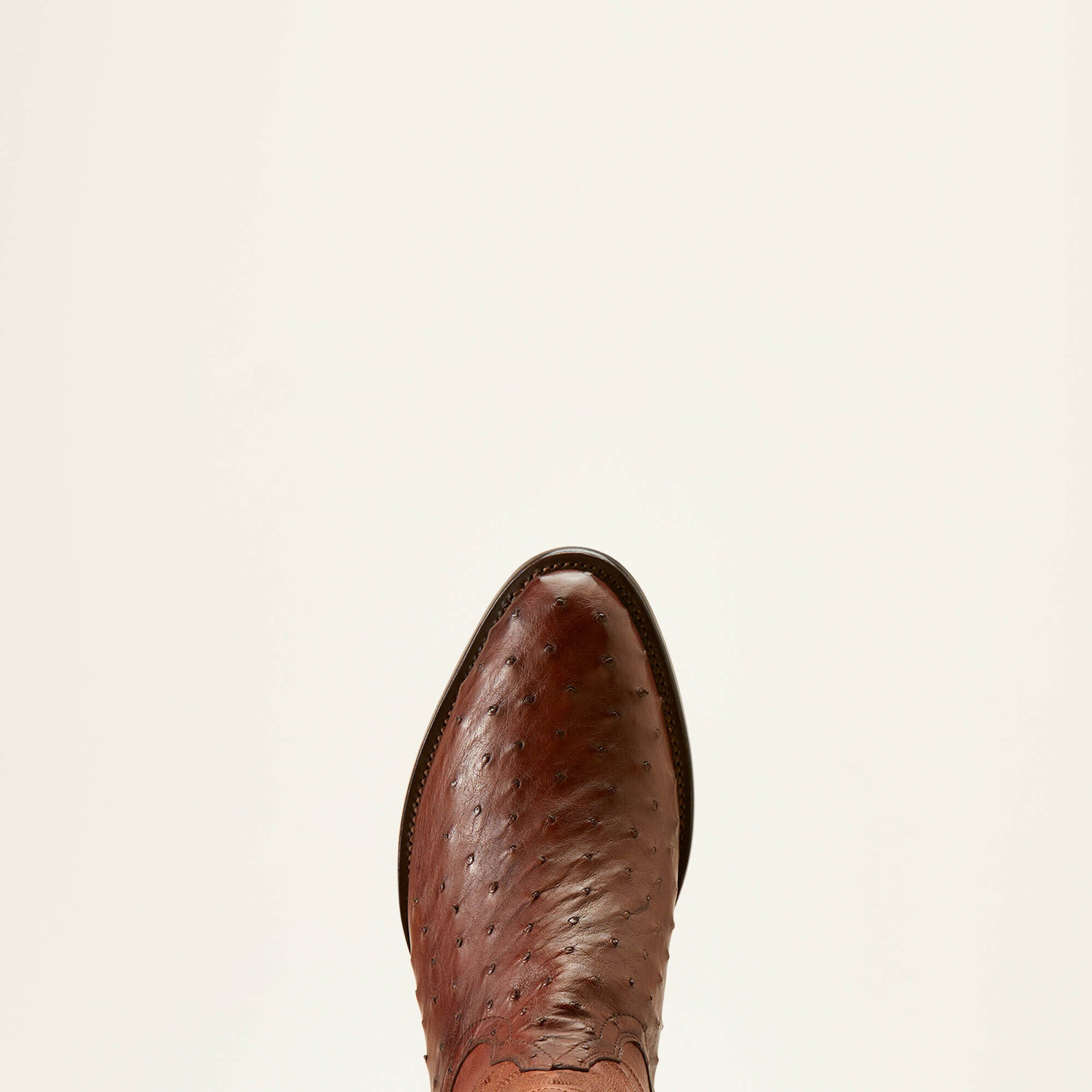 Bench Made James Western Boot Men - BOURBON FULL QUILL OSTRICH