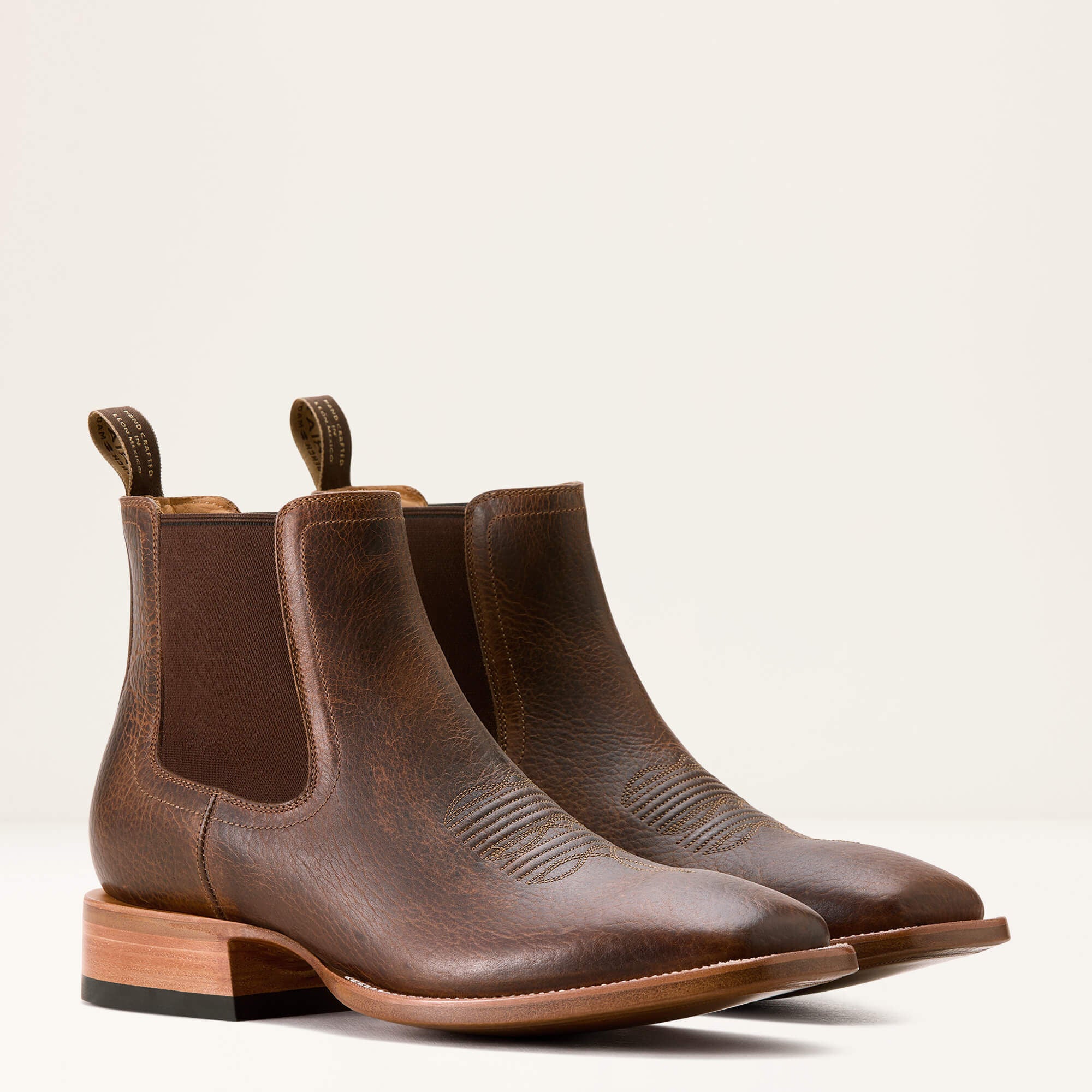 Bench Made Younger Western Boot Men - EARTH BROWN BISON