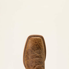 Cowhand Wide Square Toe Cowboy Boot Men - SMOKED TAN/TRUE BLACK
