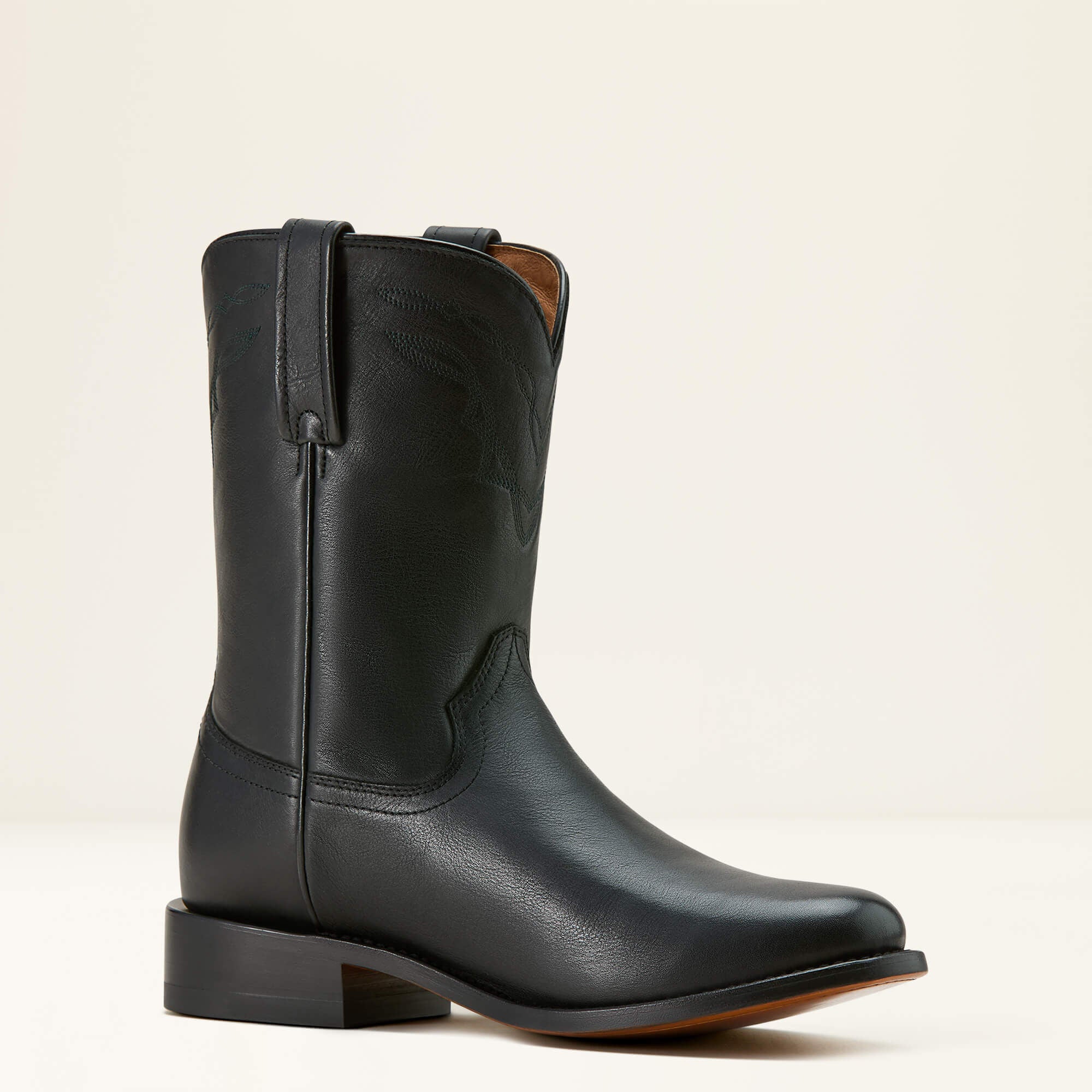 Downtown Western Boot Men - INKWELL BLACK