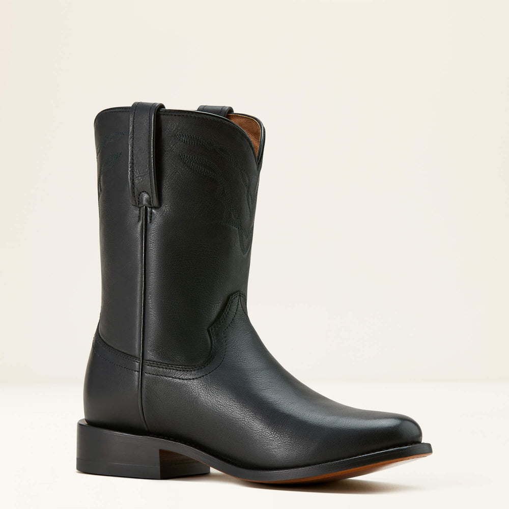 Downtown Western Boot Men - INKWELL BLACK