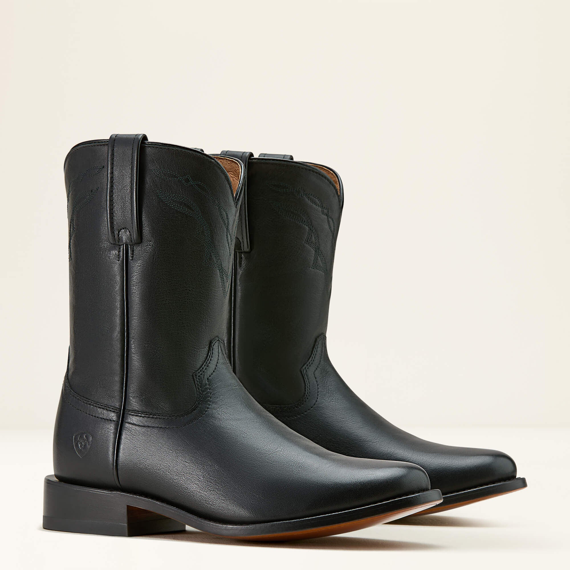 Downtown Western Boot Men - INKWELL BLACK