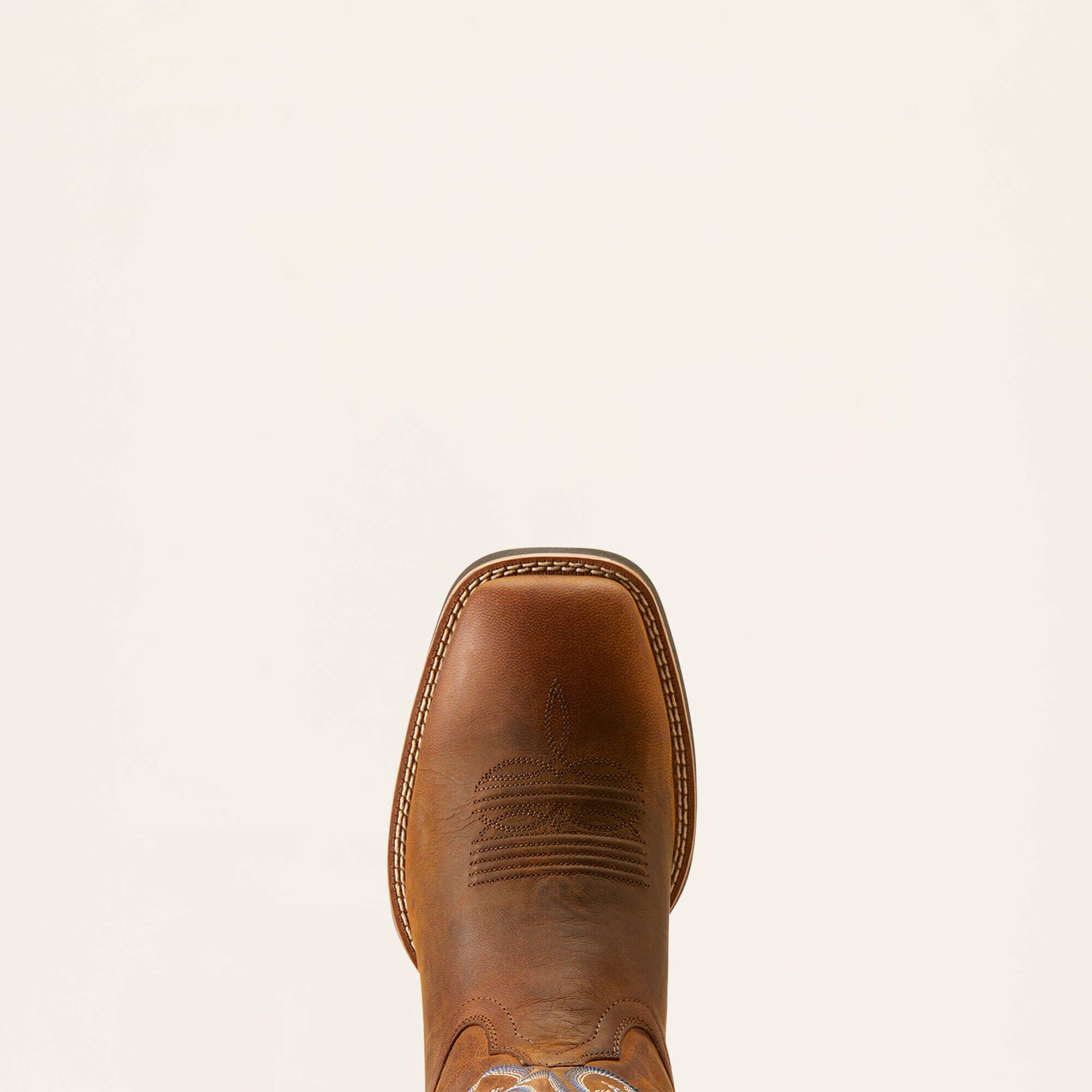 Ricochet Wide Square Toe Cowboy Boot Men - WEATHERED CHESTNUT